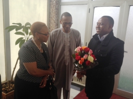 Ambassador Kamara arrives in Addis Ababa thumbnail